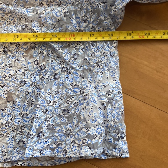 Zara Tops Zara Floral Organza Button Down Blouse Poshmark